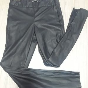 Express vinyl stretch pants